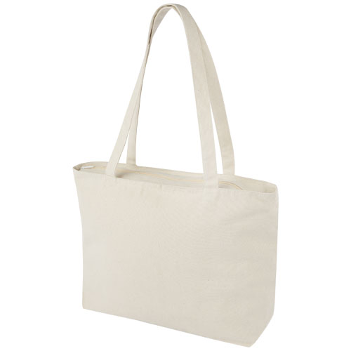 Sac shopping zippé Ningbo 47x30 cm_Naturel