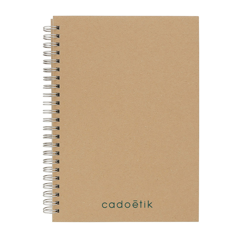 Carnet A5 en carton et papier recyclés Spirch_01