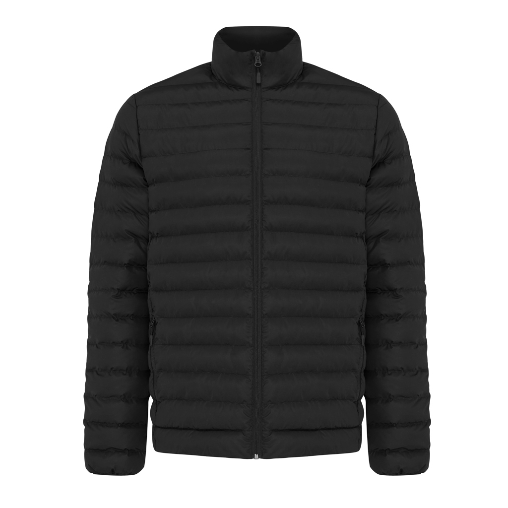 Doudoune homme en polyester recyclé certifié Iqoniq Maiko_Noir
