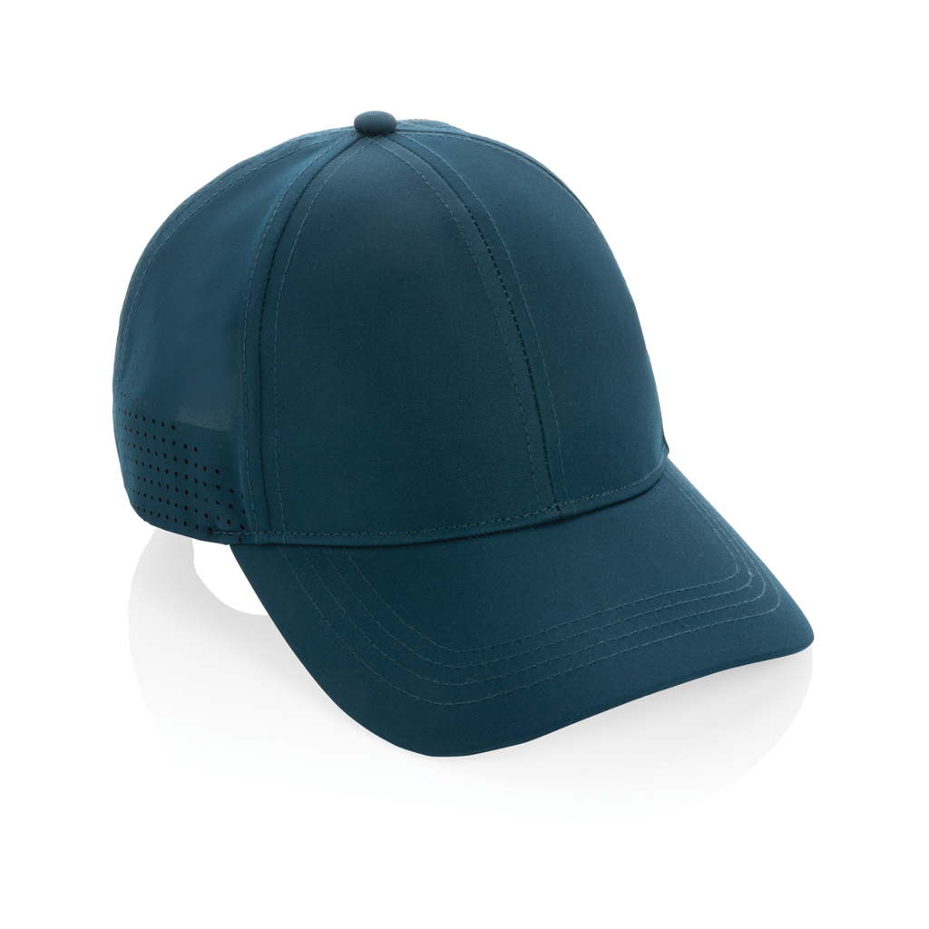 Casquette en rPET 6 pans Impact_Bleu marine