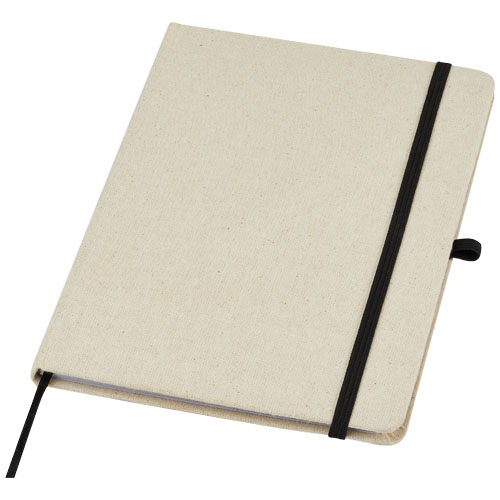Carnet en coton bio Tutico_Naturel/Noir