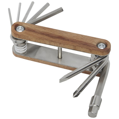 Outil multifonctions pour vélo en inox et bois Fixie_Bois