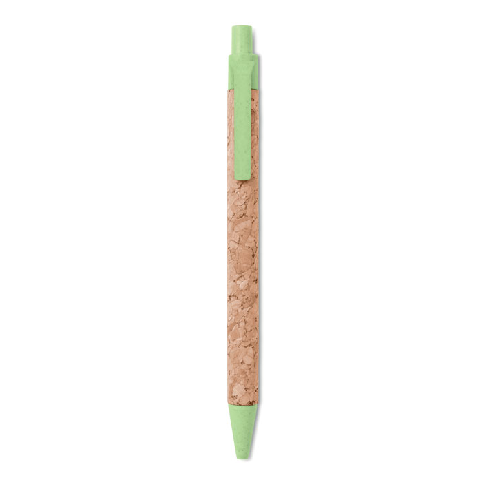 Stylo bille en liège et fibre de blé Montado_Vert