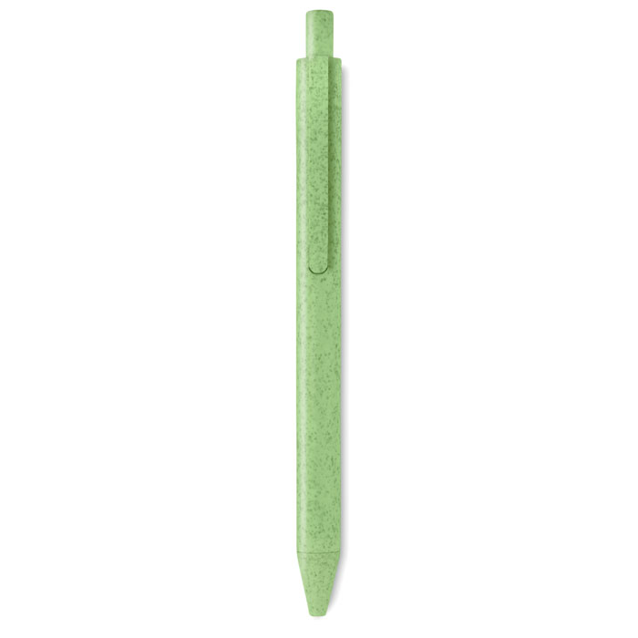 Stylo bille en fibre de blé Pecas_Vert