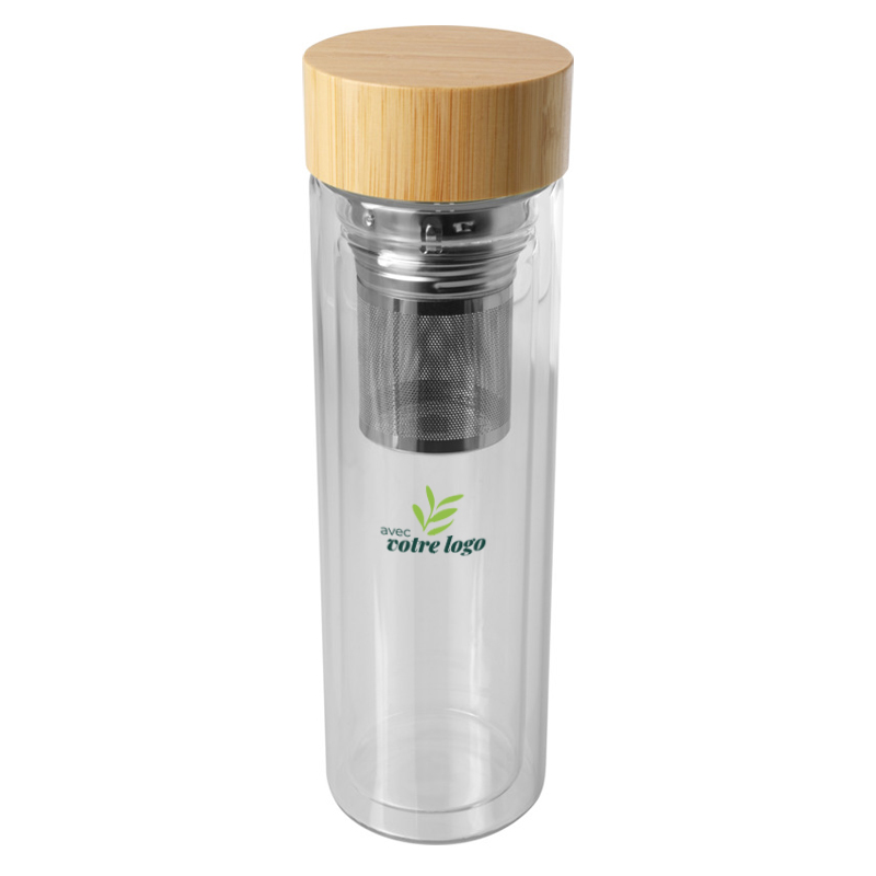 Bouteille infuseur avec couvercle en bambou Bailey 400 mL _3