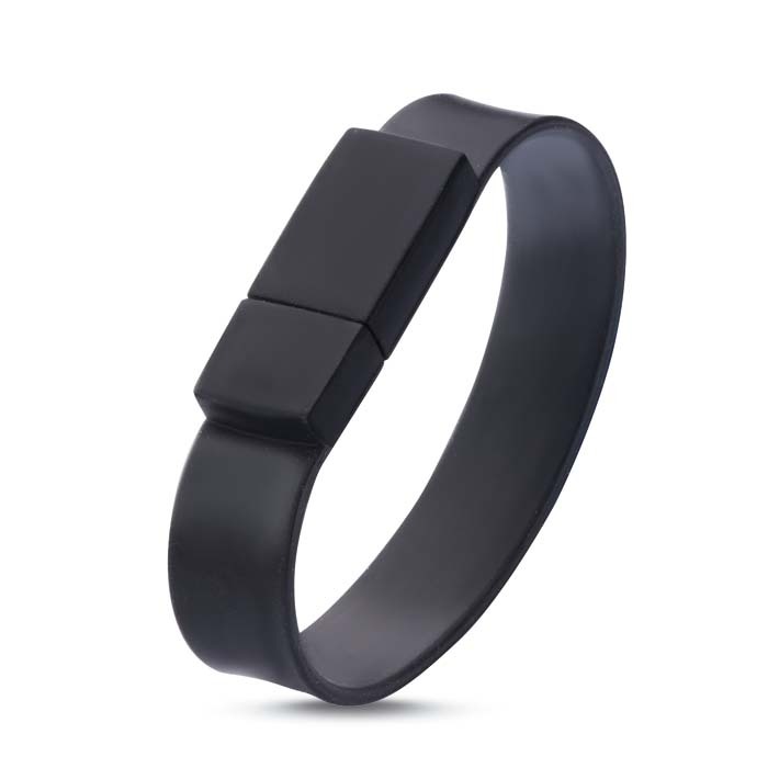Clé usb Silicone wrist_Noir