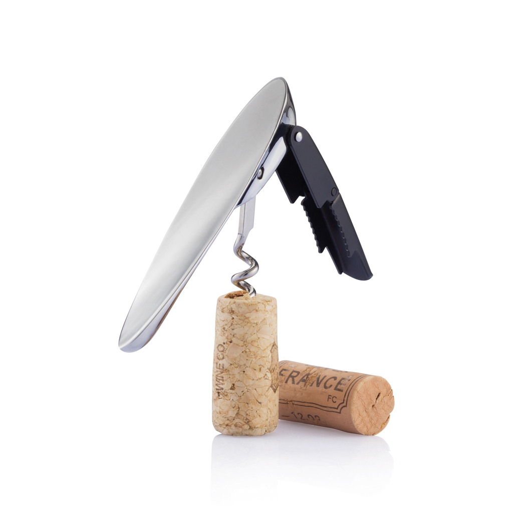 Tire-bouchon en inox Eon_Noir