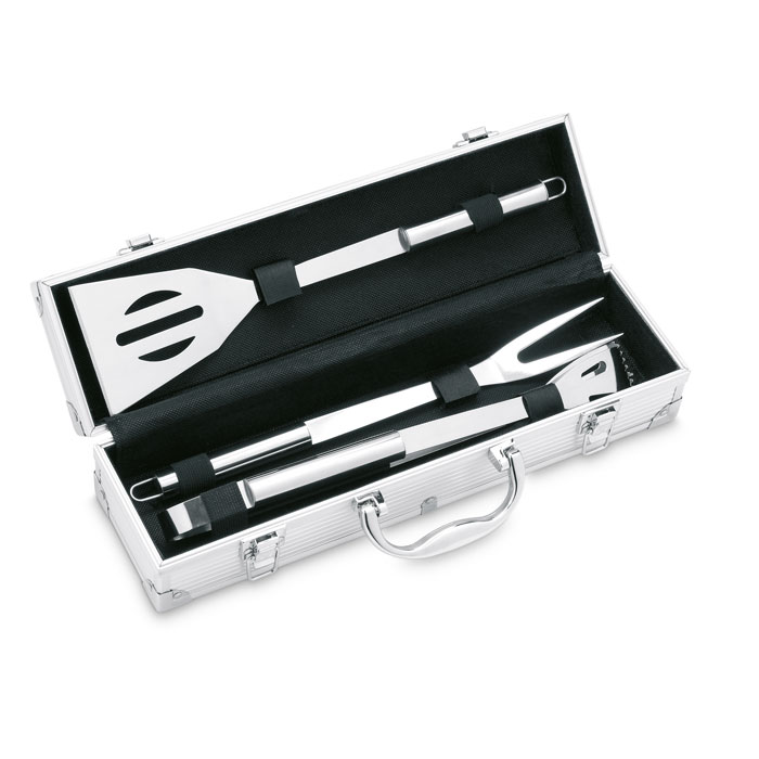 Coffret barbecue 3 pièces Asador_Argent