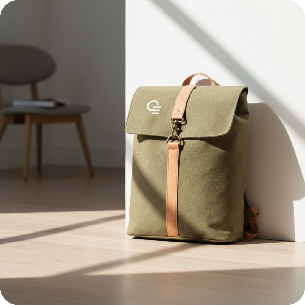 Sac à dos ordinateur 15" en coton et polyester recyclés Vinga Bosler 17 L_00