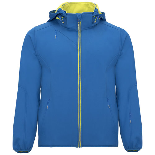 Veste softshell unisexe à capuche en polyester certifié Siberia 300 g_Bleu royal