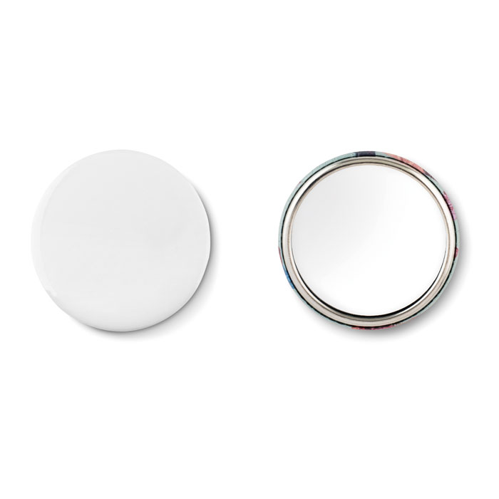 Miroir badge Mirror_Argent mat