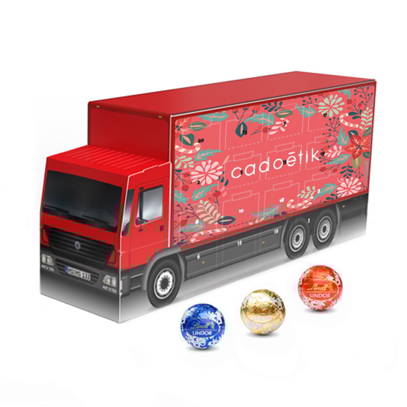 Calendrier de l'Avent personnalisé entreprise Camion