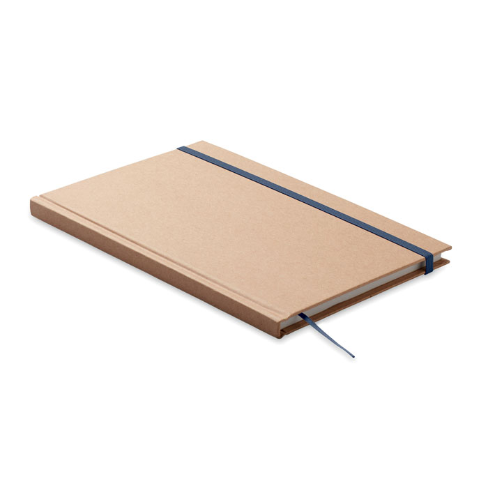 Carnet A5 en carton recyclé Musa _Bleu