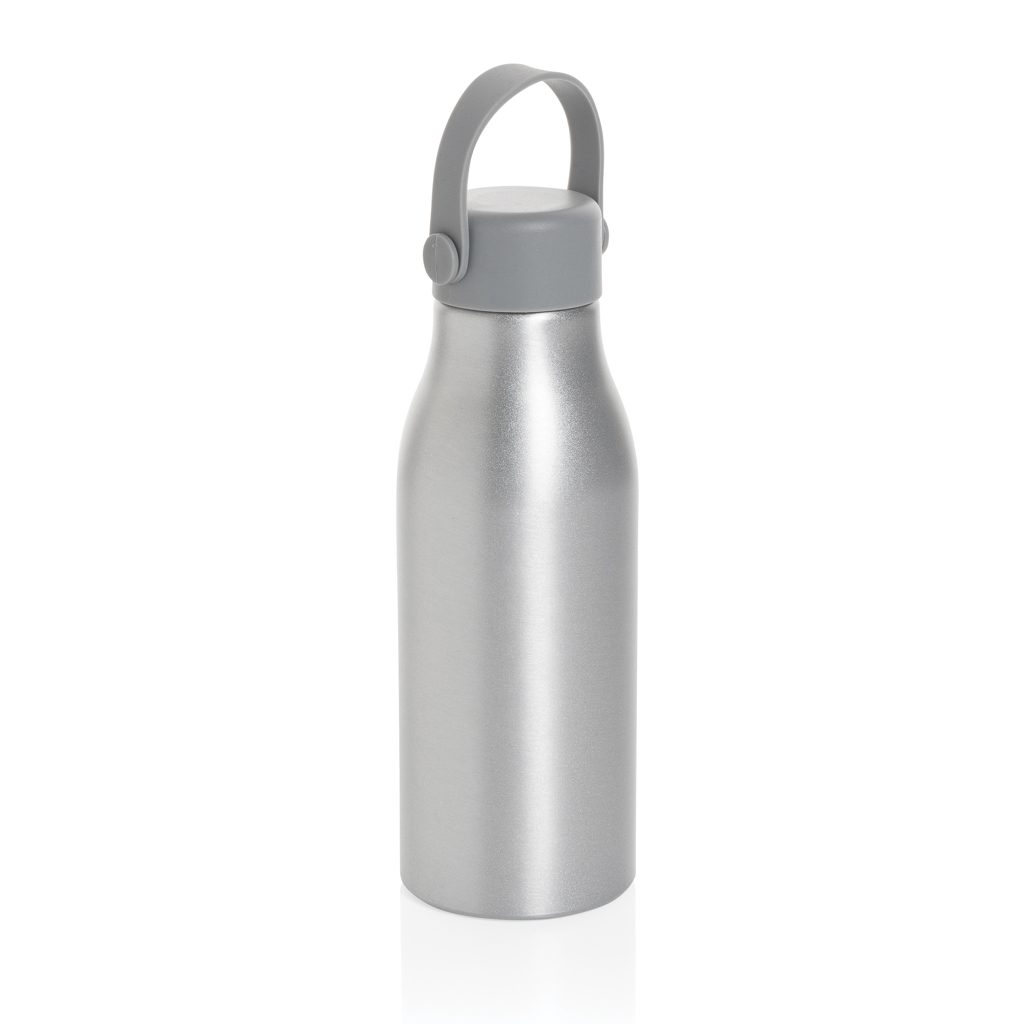Bouteille en aluminium recyclé certifié Pluto 680 mL_Argent