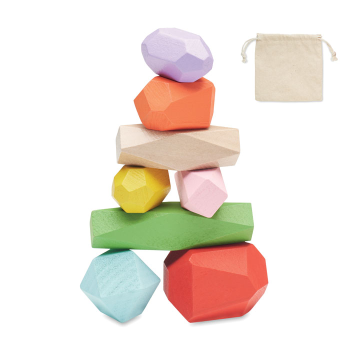 Jeu d'empilage en bois Dolmen_Beige