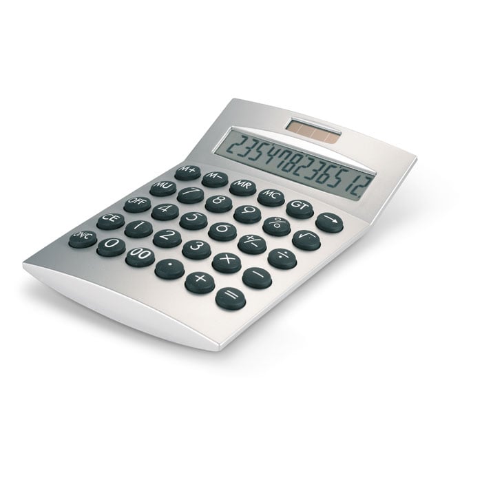 Calculatrice basic_Argent mat