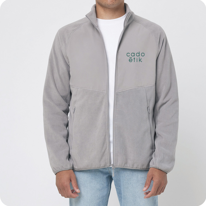 Veste polaire unisexe en polyester recyclé certifié Iqoniq Talung 240 g_0