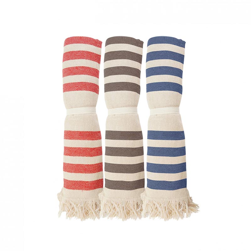 Serviette fouta en coton et polyester rPET recyclés Azov 270 g_02