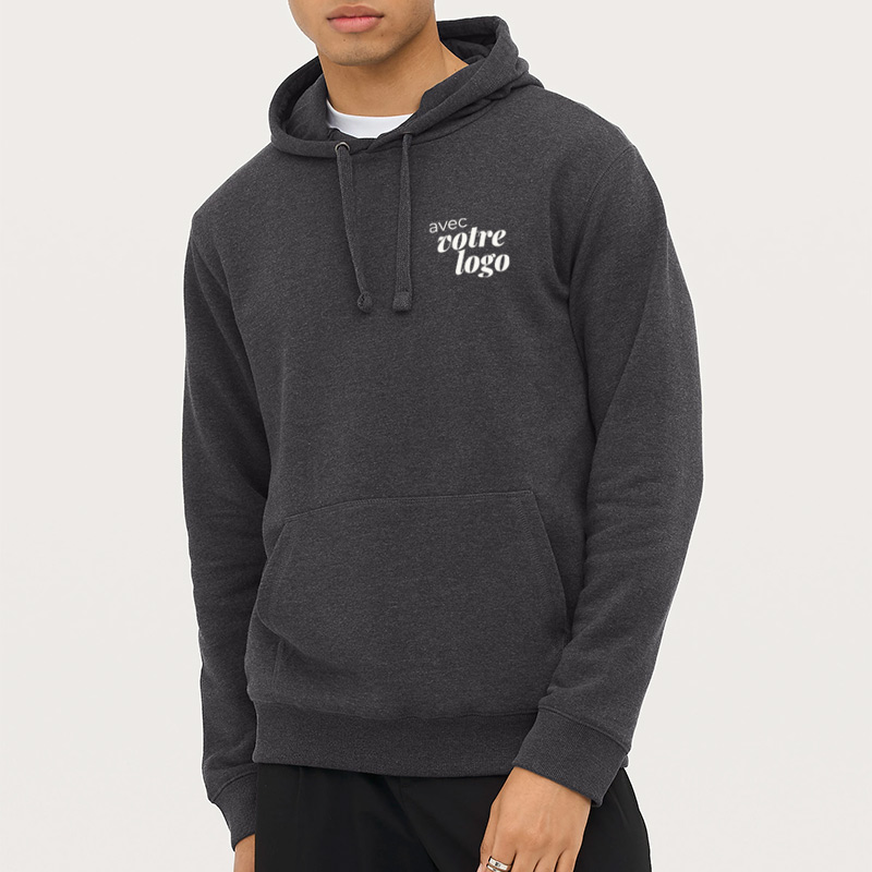 Sweat publicitaire à capuche homme en coton certifié Spencer 280 g_00