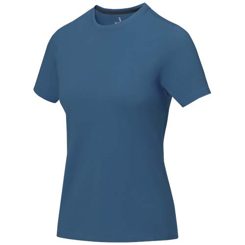 T-shirt publicitaire en coton femme Nanaimo 160 G_Bleu tech
