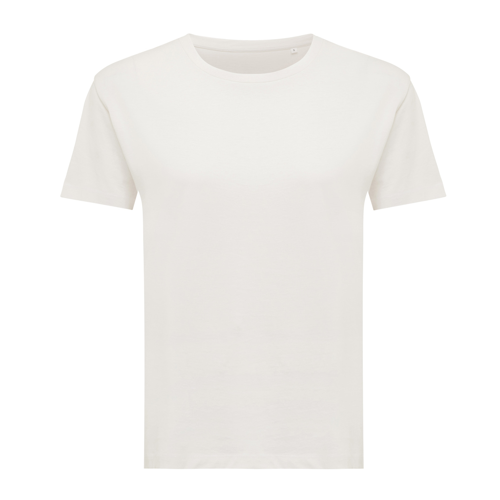 T-shirt femme en coton bio et recyclés certifiés Iqoniq Yala 160 g_Ivory white