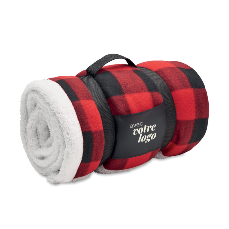 Couverture polaire sherpa en polyester recyclé rPET Shermatt 230 g_03