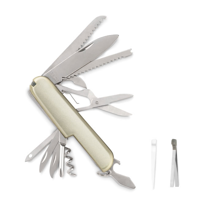Canif de luxe 13 fonctions_Argent