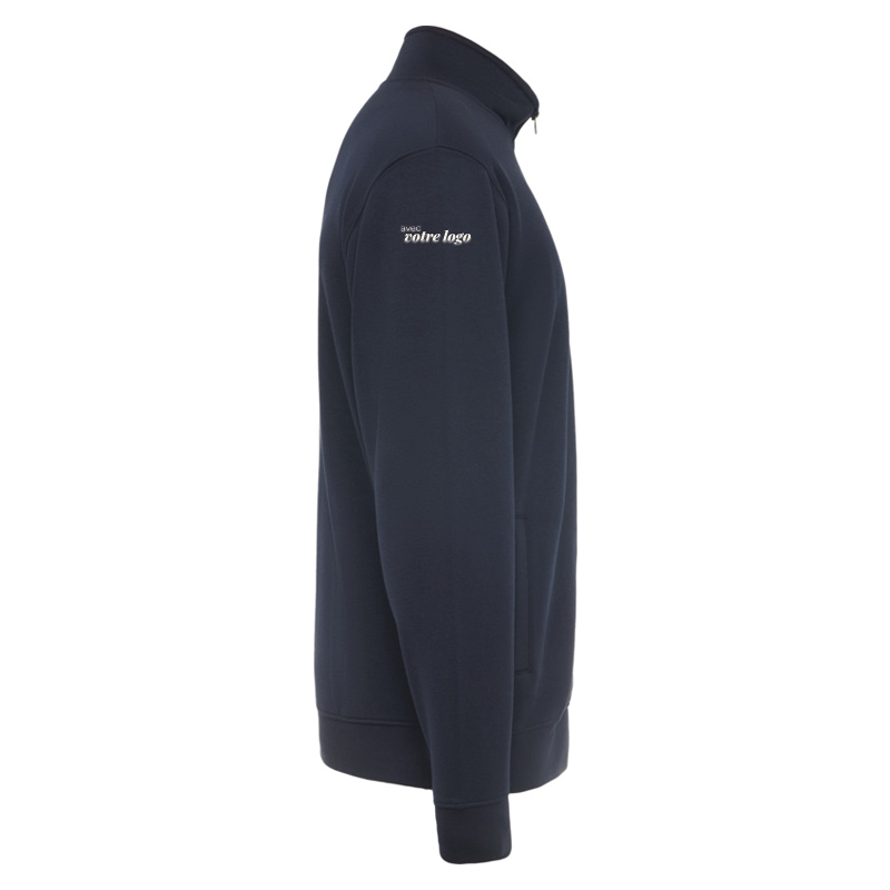 Veste sweat zippée unisexe en coton et polyester certifiés Ulan 280 g_04