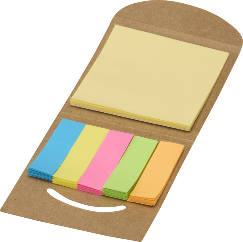 Post-it avec rabat en papier certifié Freijo_Naturel