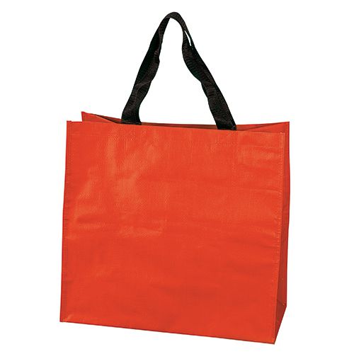 Sac Shopping personnalisé pp tisse Dora - cabas de course publicitaire brique