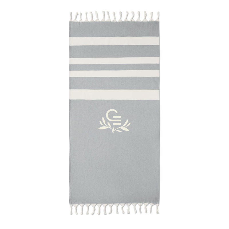 Fouta en coton et polyester recyclés Agoura_1