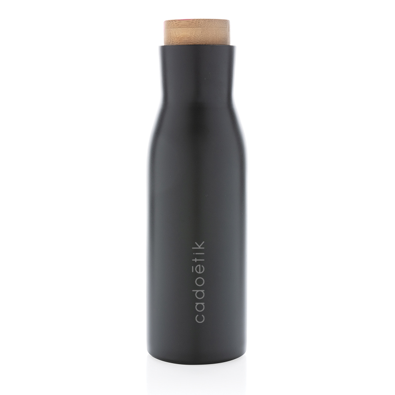 bouteille isotherme publicitaire en inox Clima - coloris argent