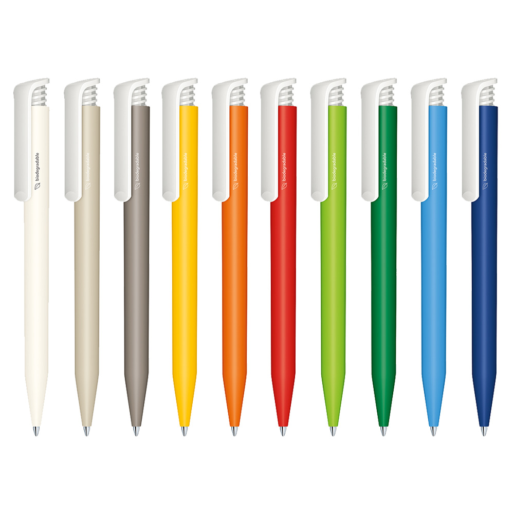 Stylo bille publicitaire en plastique végétal Senator® Super Hit Bio_02