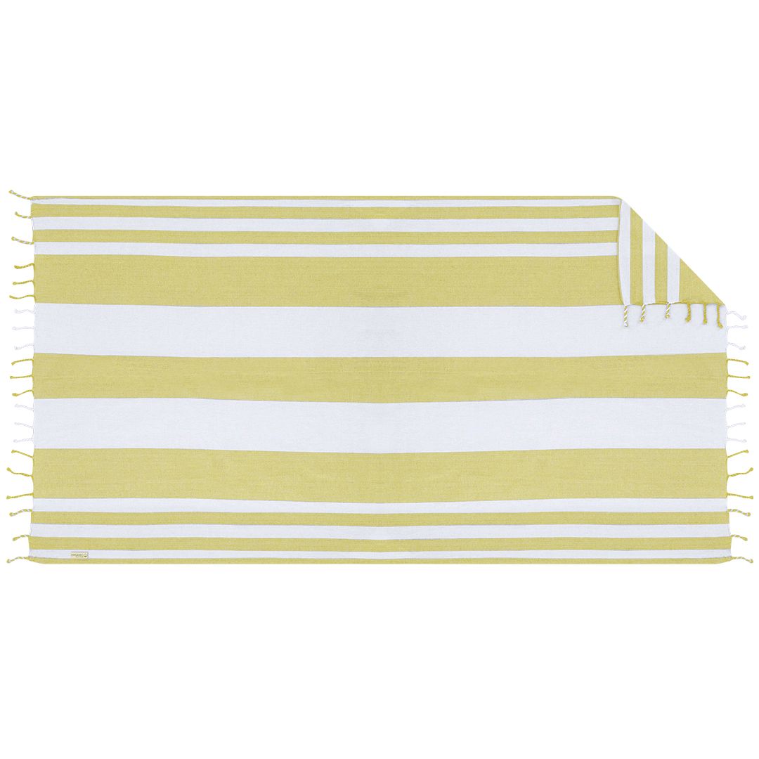 Serviette fouta publicitaire en coton et polyester recyclés Yeser 180 g_01
