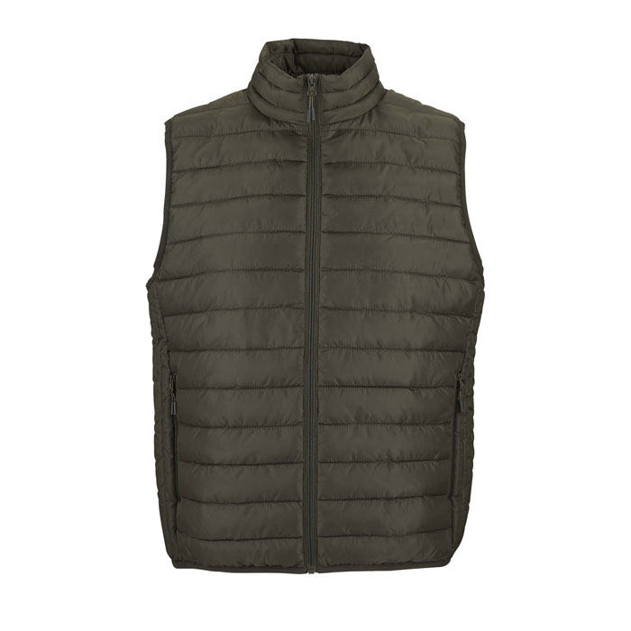 Bodywarmer homme en polyester certifié Stream_Army