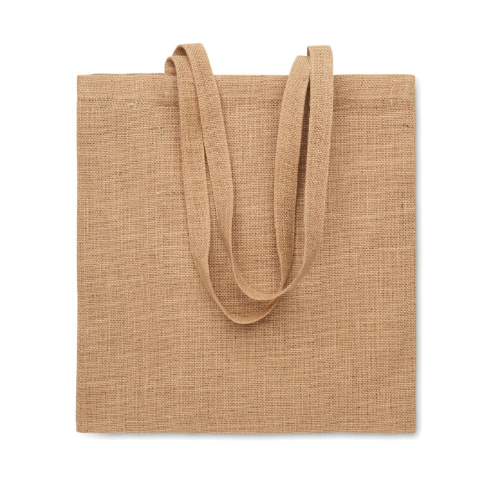 Tote bag en jute Zolang_Beige