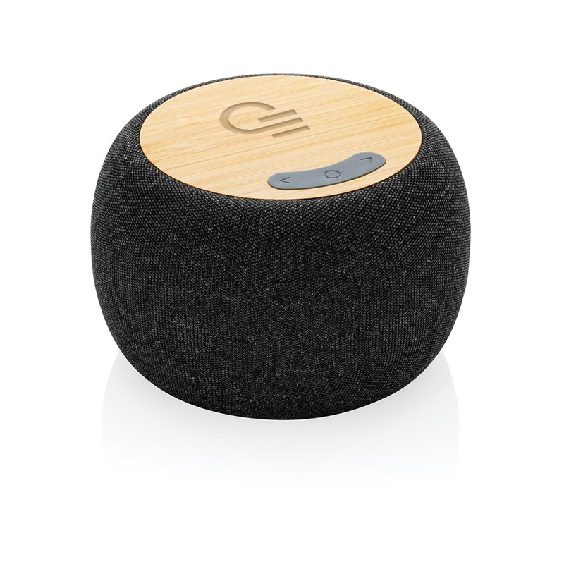 Enceinte nomade en bambou et plastique recyclé certifié Écodio 5W_1