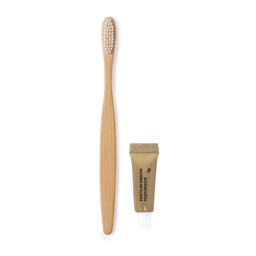 Brosse à dents en bambou avec dentifrice Blarix_01