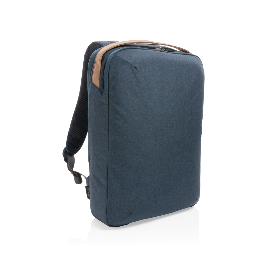 Sac à dos ordinateur 15,6" en polyester recyclé rPET Impact Two Tone 12 L_Bleu marine