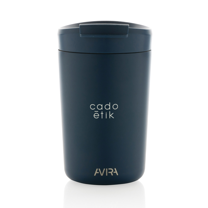 Mug isotherme personnalisé en inox recyclé certifié Avira Alya 300 mL_1