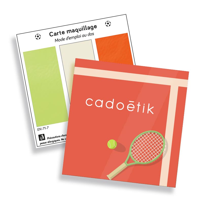 Carte de maquillage publicitaire Matchy - Format carré