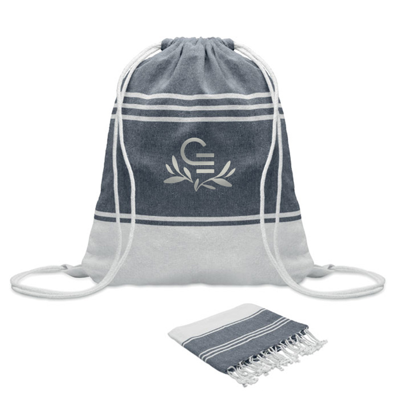 Fouta en coton et polyester recyclés Hamma 180 g_01