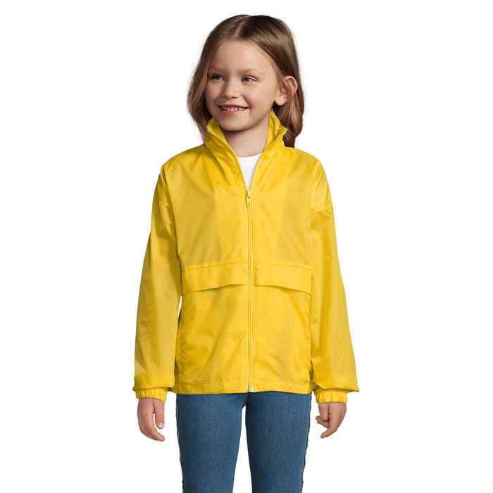 Coupe-vent enfant déperlant Surf_Jaune