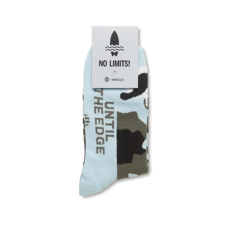 Chaussettes courtes sur-mesure en coton jacquard Chesse_02