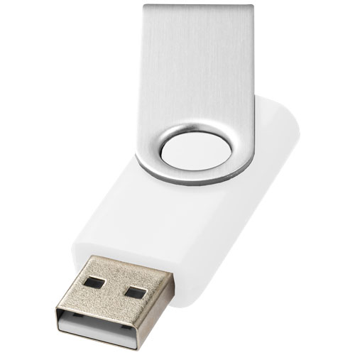 Clé USB rotative 16 Go Axis_Blanc
