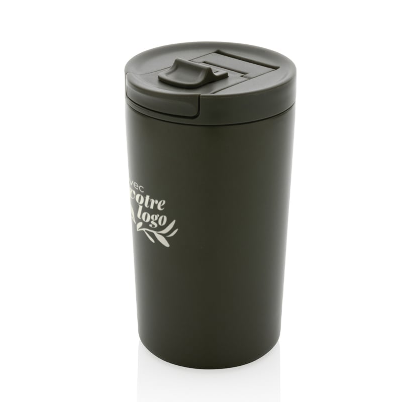 Mug isotherme personnalisé en inox recyclé certifié Caleb 300 mL_1
