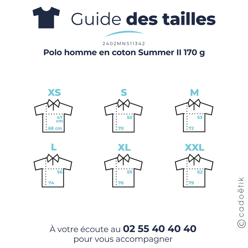 Polo homme en coton certifié Summer II 170 g_08