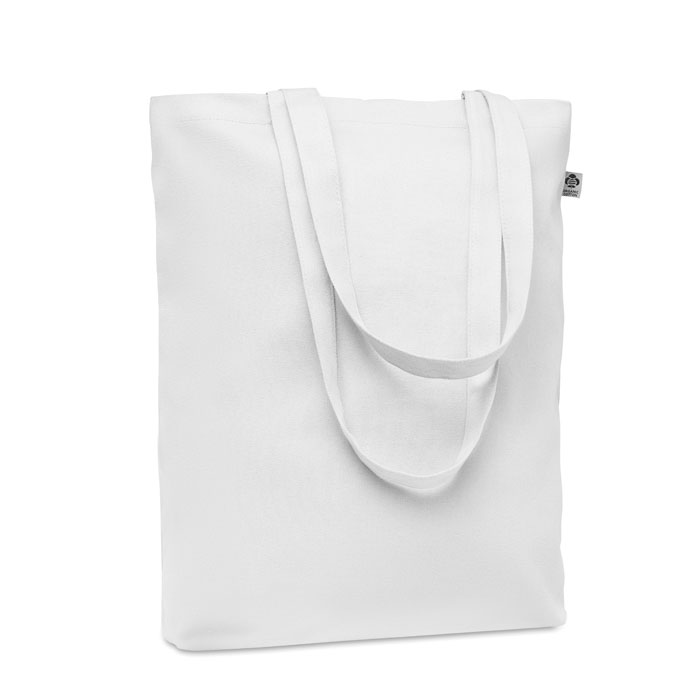 Tote bag en coton bio Coco 270 g_Blanc