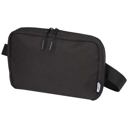 Trousse de toilette en polyester recyclé certifié Roam_Noir