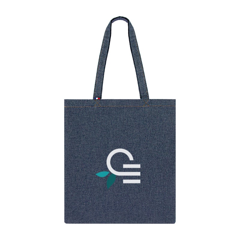 Tote bag en coton recyclé et polyester Lutèce 210 g_1